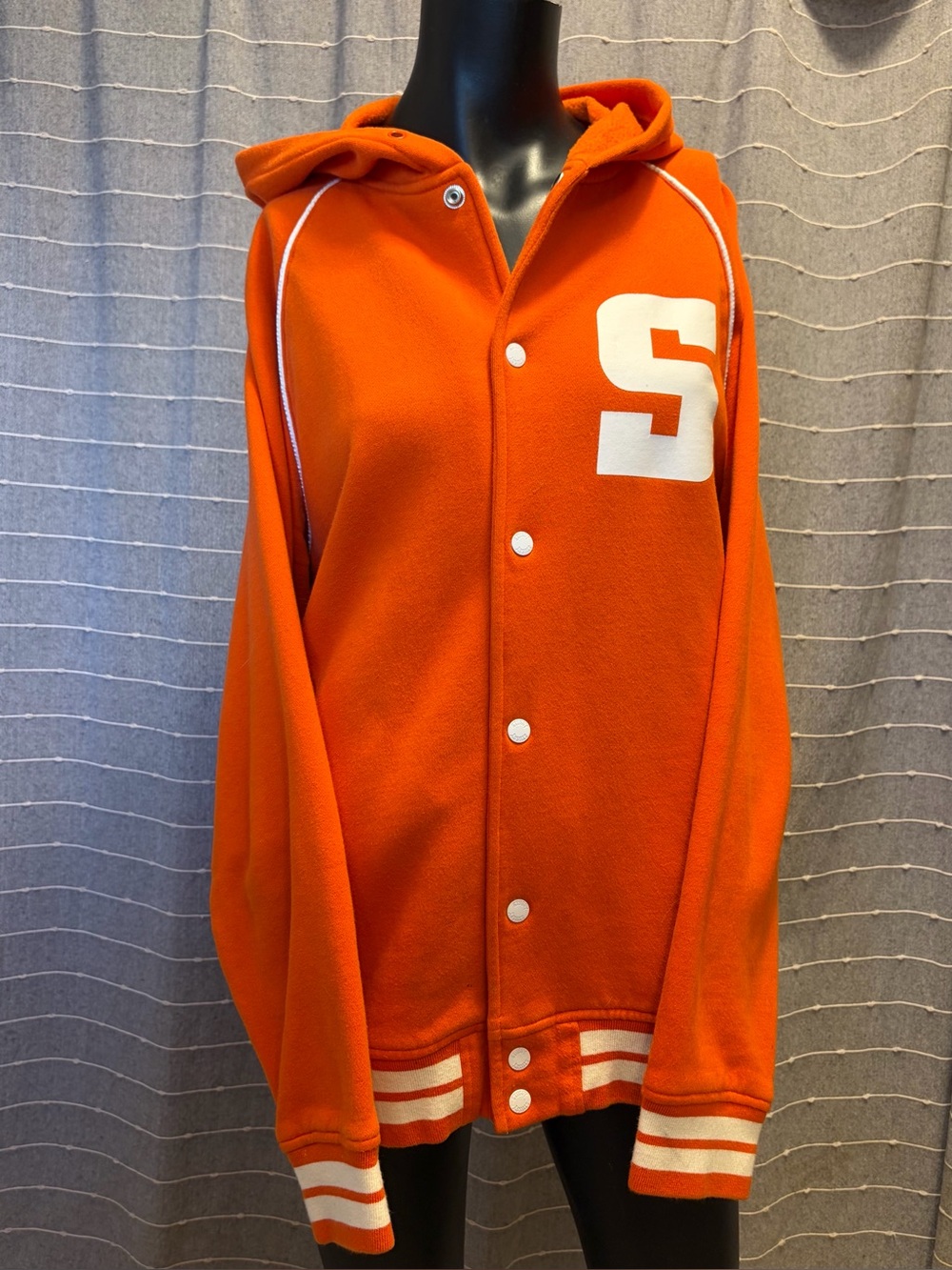 Vintage Stüssy Varsity Letterman Hoodie Jacket